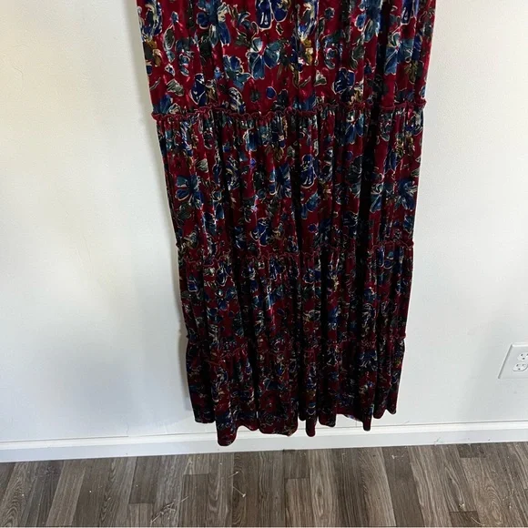 *NEW* Natural Life Berkeley Velvet Tiered Maxi Dress - Picture 11 of 13